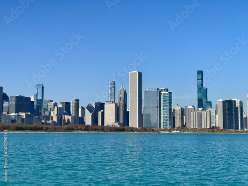 American City/Chicago,IL View from Northerly Island on Lake Michigan. © 潔 丹野