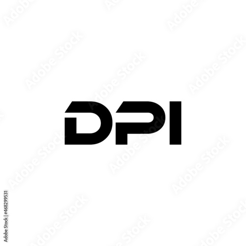 DPI letter logo design with white background in illustrator, vector logo modern alphabet font overlap style. calligraphy designs for logo, Poster, Invitation, etc.