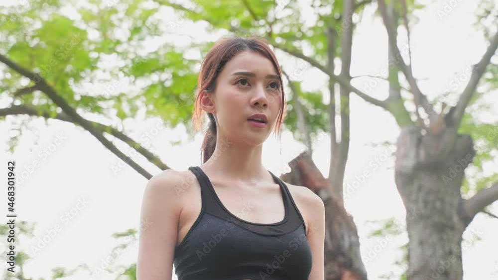 Asian young beautiful sport woman prepare to sprint running on street.
Asian young beautiful sport woman prepare to sprint running on street.