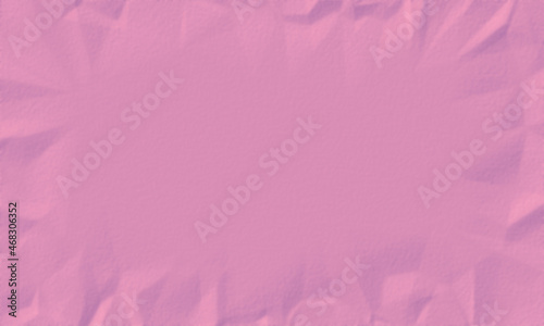 Pink wrinkled crumpled paper texture for background.