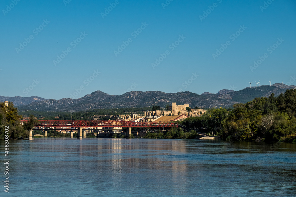 Landscape view of the old town of Tarragona, catalonia,Spain