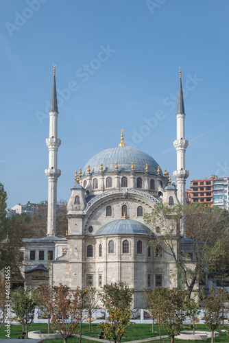 Ottoman Building's Nusretiye Mosque, Tophane, Istanbul 