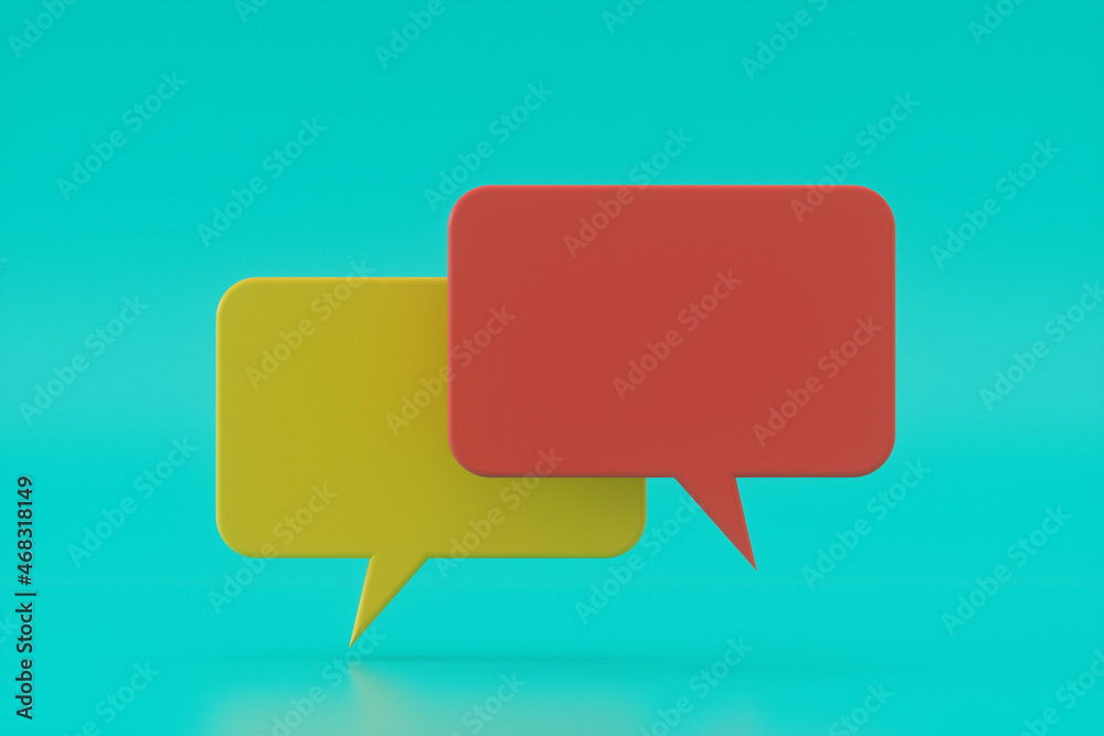 3D Speech Bubble Icon 3D Speech Bubble Icon