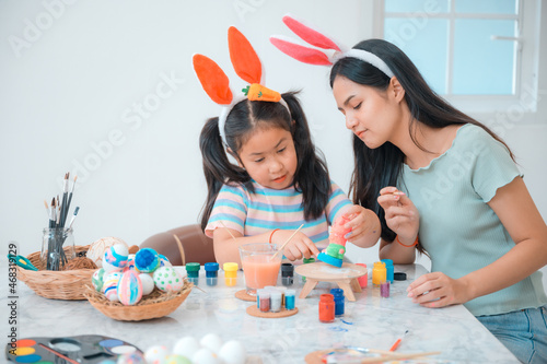 mother and child family mak...