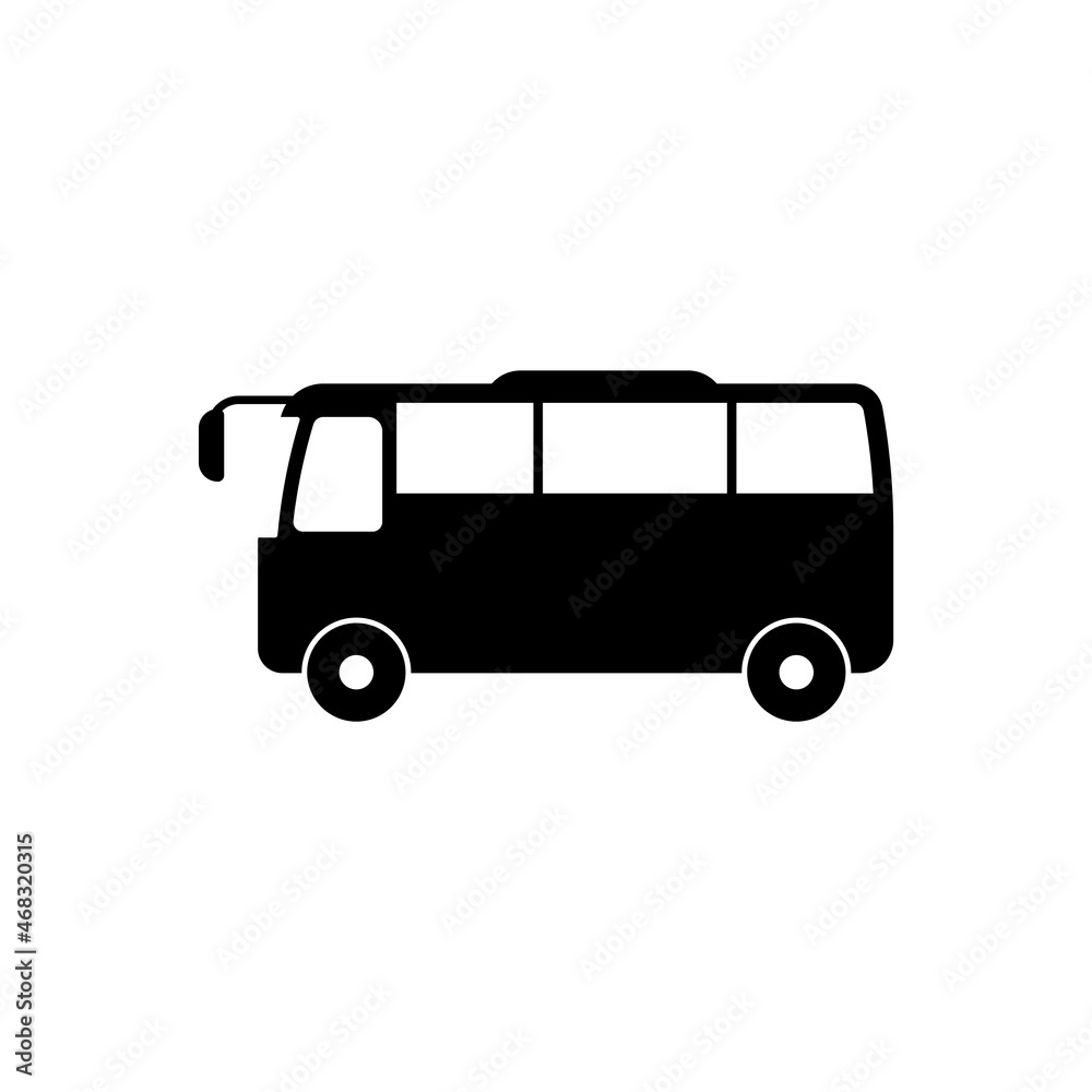 Bus icon design template vector isolated illustration