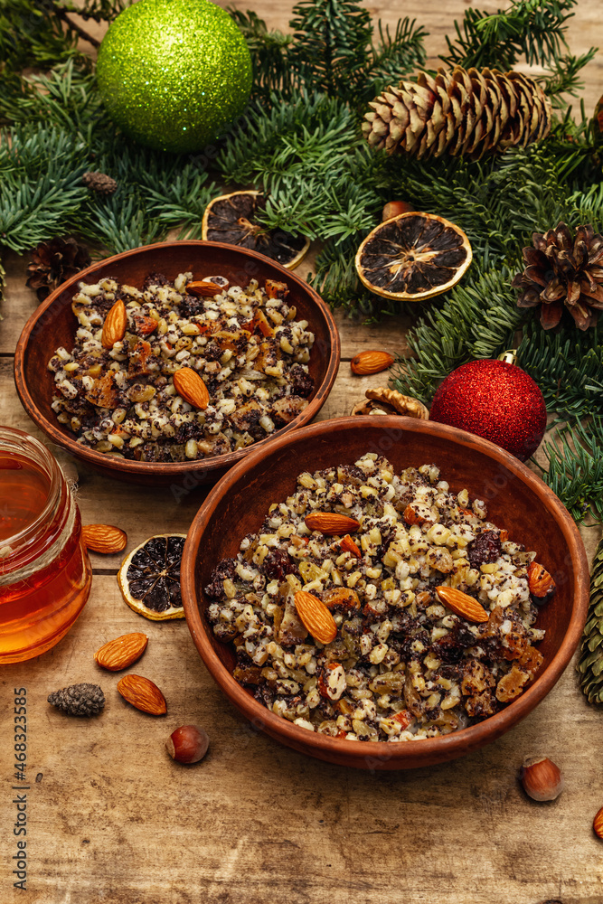 Fototapeta premium Traditional Christmas dish Kutya