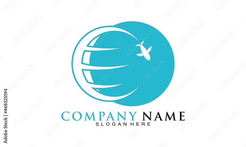 Travel illustration vector logo Travel illustration vector logo