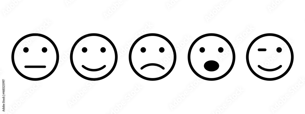 Face smile icon. Face smile icon.