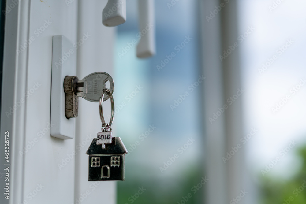 The landlord opened the door with a pending key. Home selling ideas, home mortgage The landlord opened the door with a pending key. Home selling ideas, home mortgage