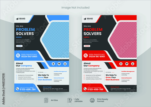 Corporate Flyer Template Design, Flyer Design. Poster Design, Corporate Poster, Promotional Flyer,