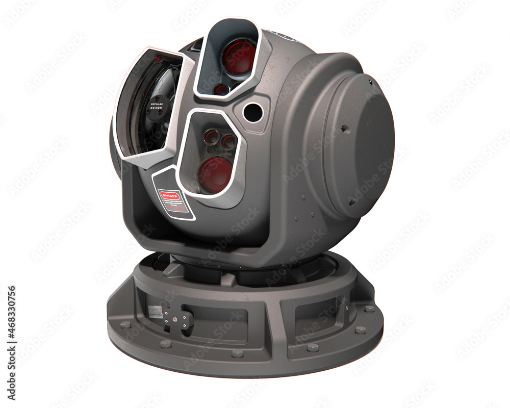Multi-Spectral extended Targeting System isolated on white background Multi-Spectral extended Targeting System isolated on white background