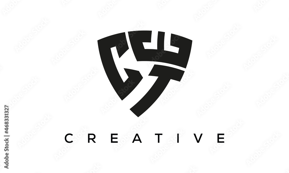 CTE letters logo, security Shield logo vector CTE letters logo, security Shield logo vector