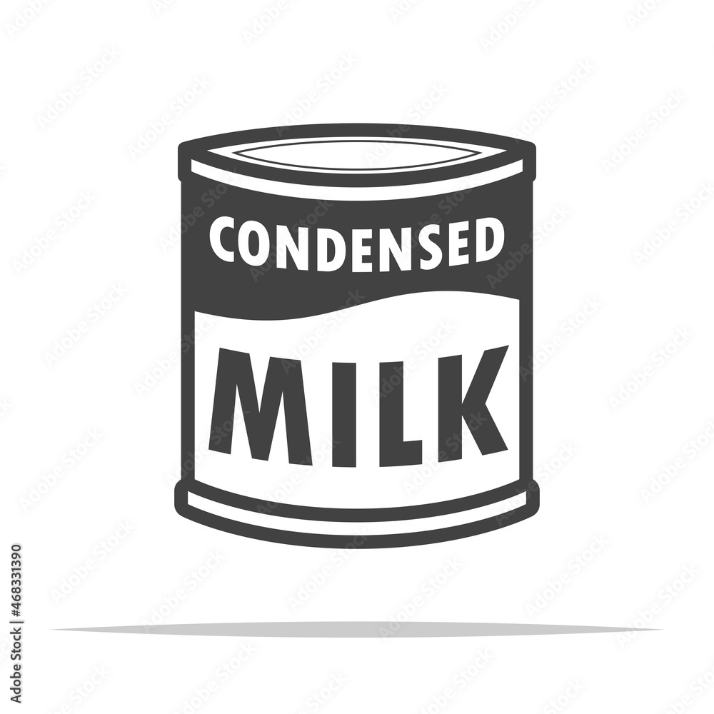 Condensed milk icon transparent vector isolated Condensed milk icon transparent vector isolated