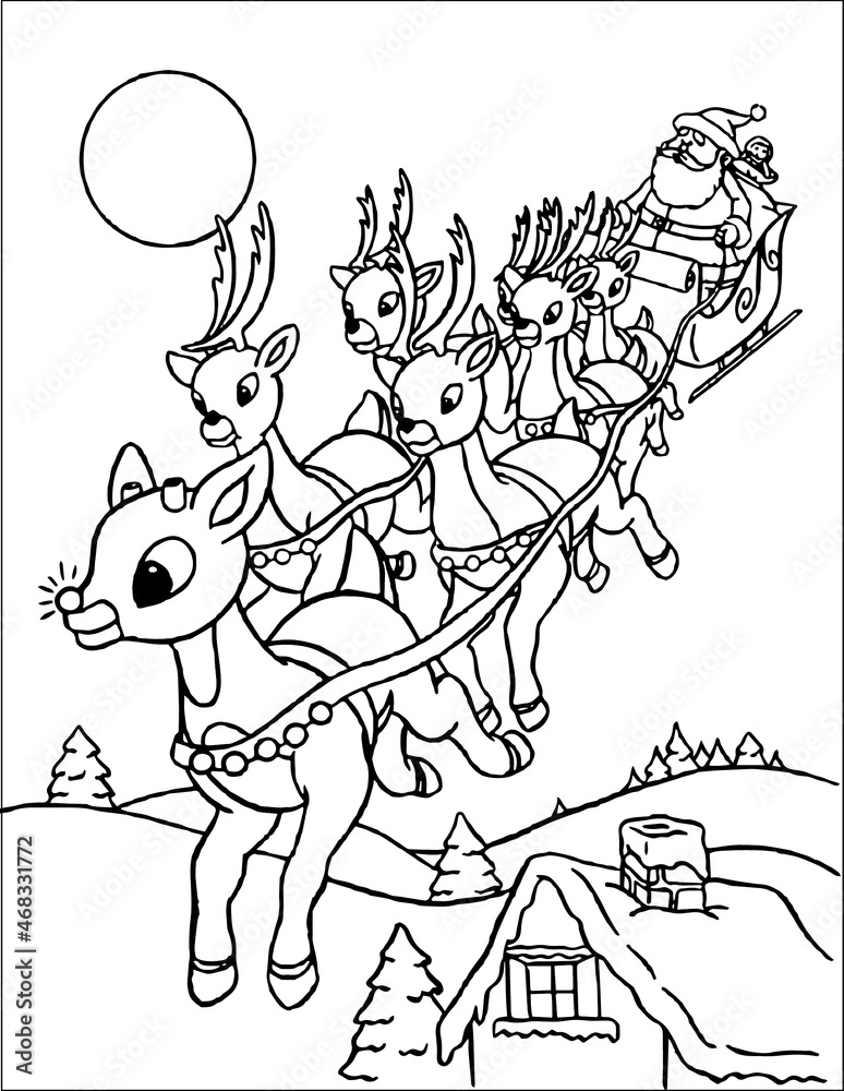 Santa and his sleigh 05 Santa and his sleigh 05