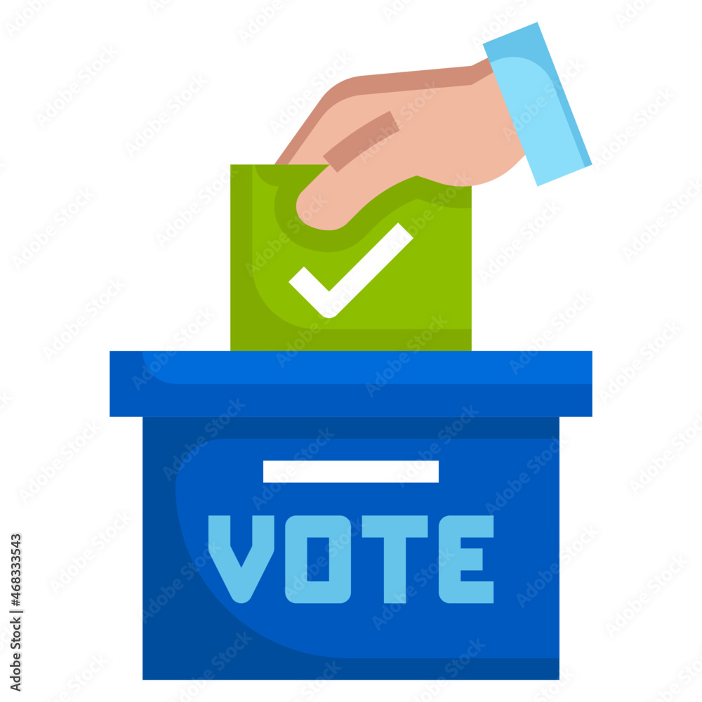 BALLOT BOX flat icon,linear,outline,graphic,illustration BALLOT BOX flat icon,linear,outline,graphic,illustration