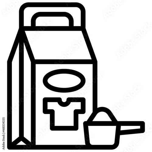 DETERGENT line icon,linear,outline,graphic,illustration