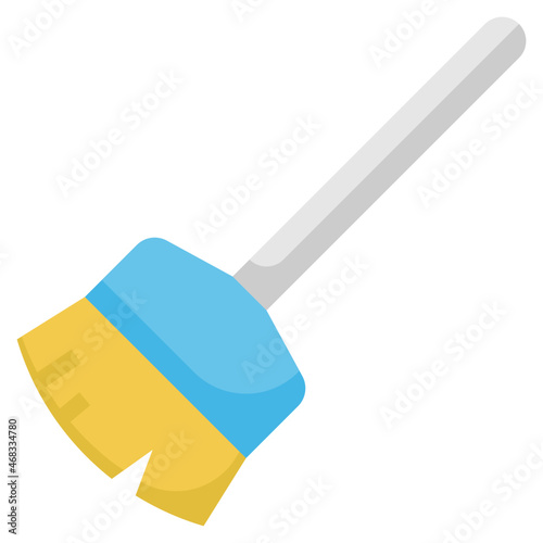 BROOM flat icon,linear,outline,graphic,illustration