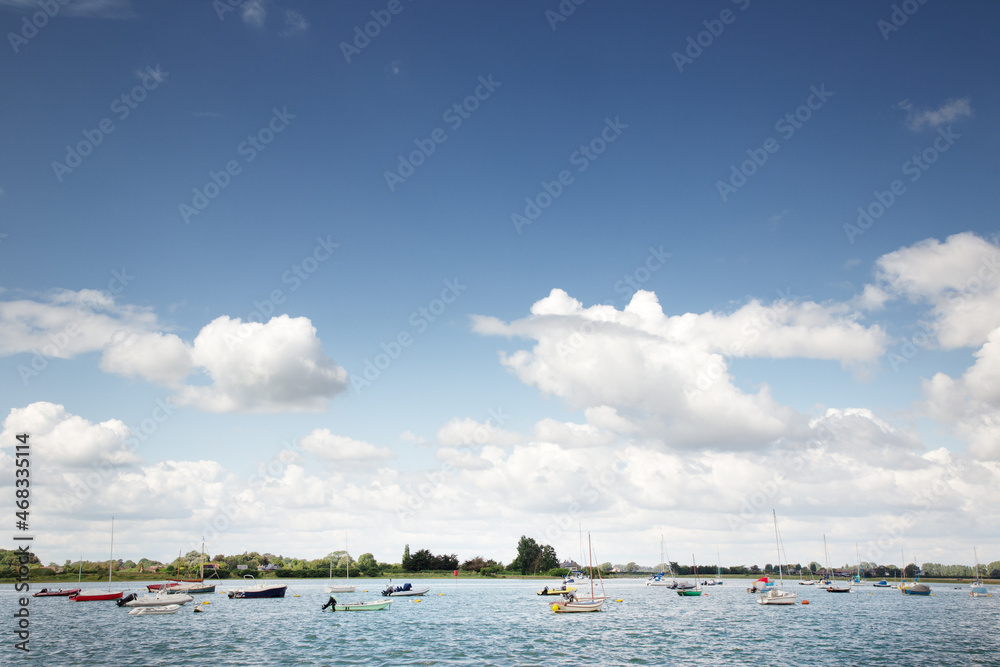 landscape image of the small village of bosham