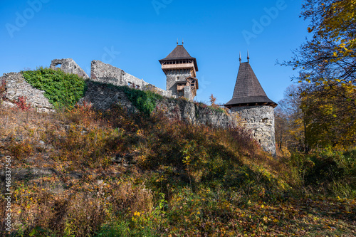 Ancient medieval fortres in Nevycke photo