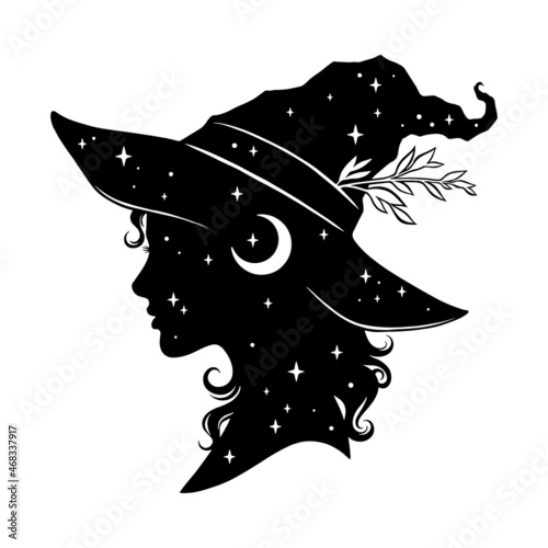 Canvas Print Halloween witch