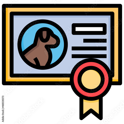 PEDIGREE Filled Outline