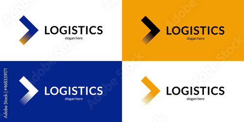 Modern logistics logo