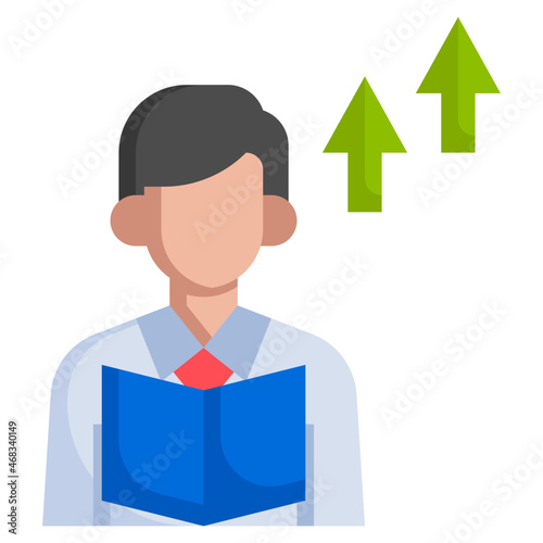 PROFESSIONAL DEVELOPMENT flat icon