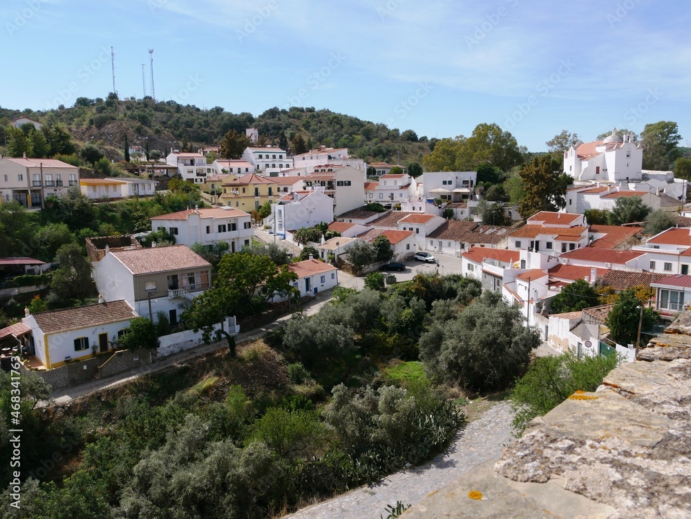 Village d'Alcoutim en Algarve au Portugal