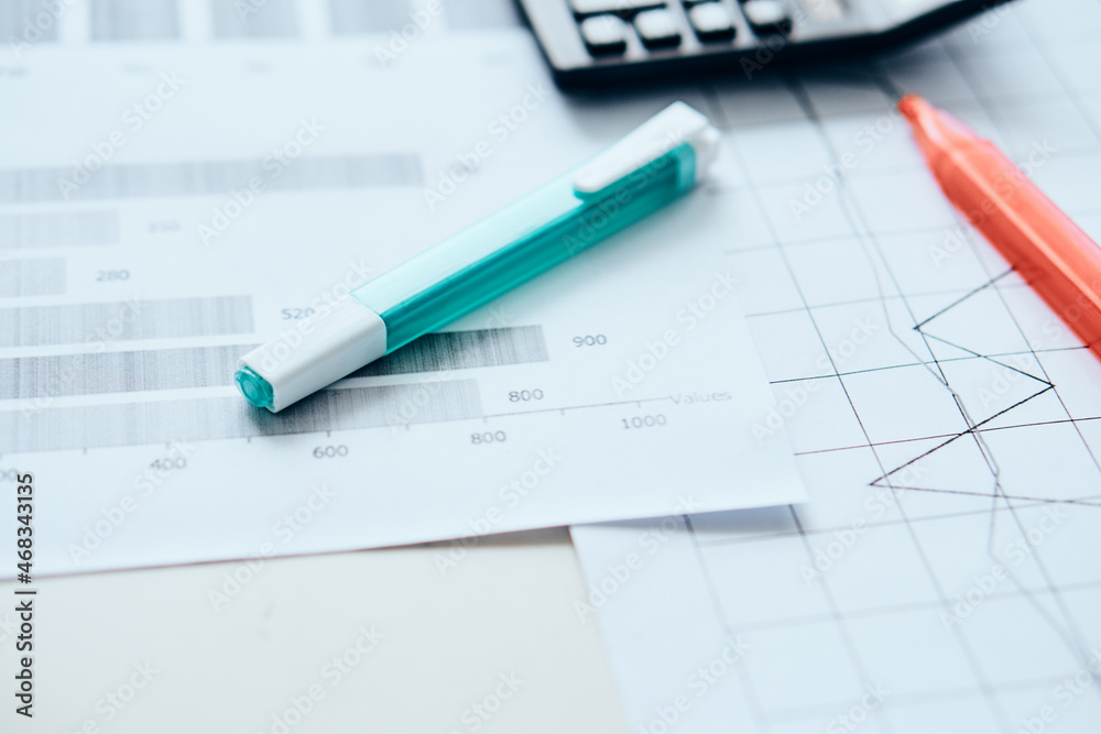Drawings work calculator documents business desk finance Drawings work calculator documents business desk finance