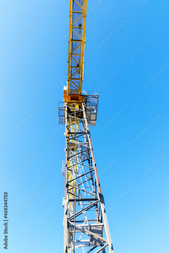 Construction crane. Construction details. Close-up.