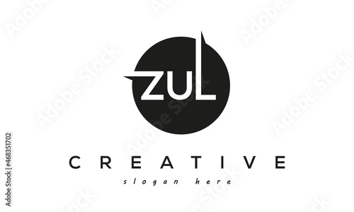 ZUL creative circle letters logo design victor	 photo