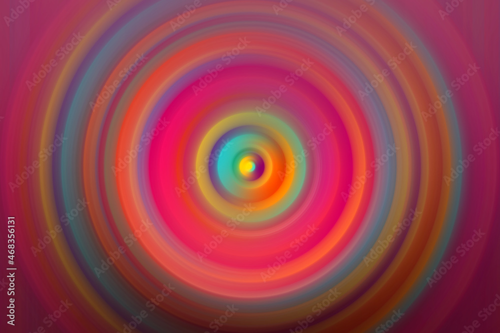 abstract colorful background with circles