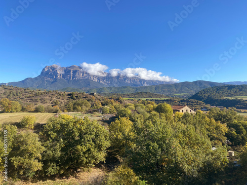 Peña Montañosa, Ainsa, Huesca, Spain. Ordesa y Monte Perdido National Park photo