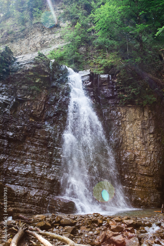 Obraz premium view of the waterfall