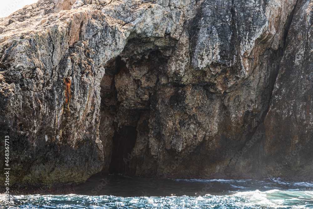 Sea cave on the island of San Domino in the archipelago of the Tremiti Islands