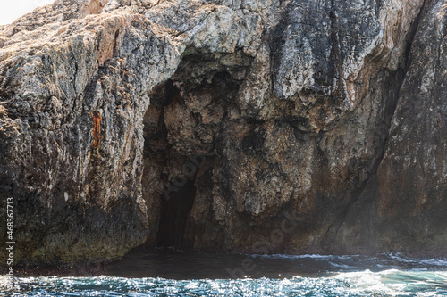 Sea cave on the island of San Domino in the archipelago of the Tremiti Islands