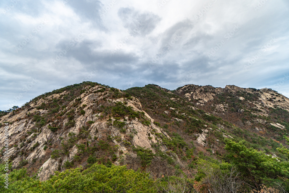 landscape with clouds