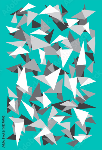 Abstract background with irregular triangle pattern