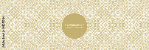 Japanese repeat zigzag waves linear pattern texture background. Seamless wavy lines pattern background in asian oriental style. Geometric creative abstract beige yellow pattern background vector.
