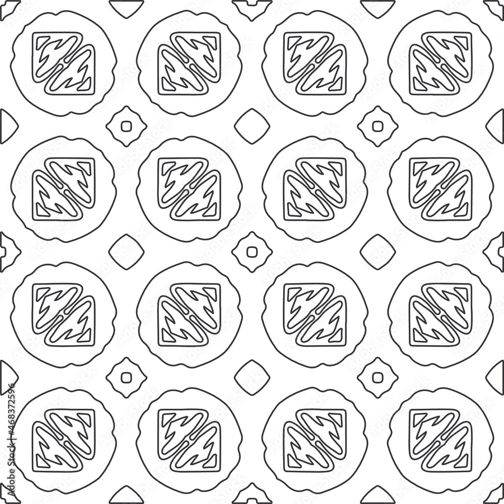 Repeating geometric tiles from striped elements.Modern geometric background with abstract shapes.Monochromatic Patterns.abstract texture.black and white striped ornament for design. Repeating geometric tiles from striped elements.Modern geometric background with abstract shapes.Monochromatic Patterns.abstract texture.black and white striped ornament for design.