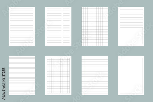 Blank Lined Notebook for KDP Interior Multiple Blank Lined Notebook