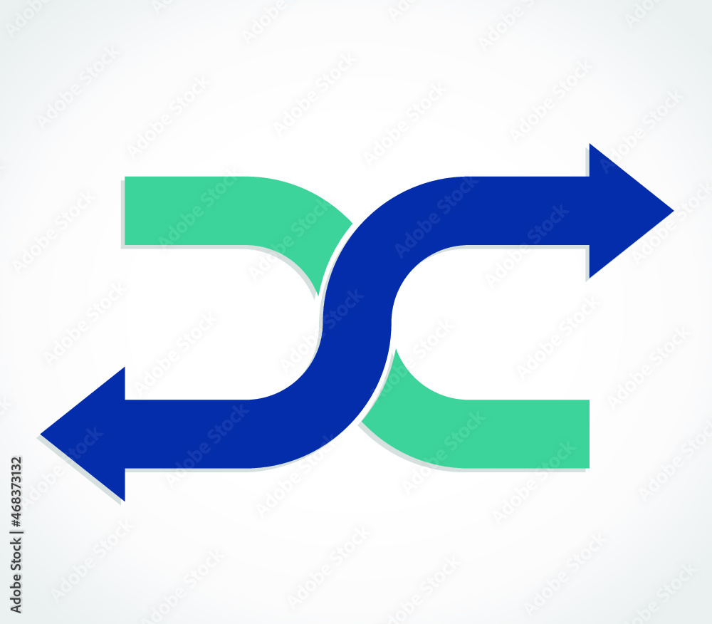arrows color icon / flexibility symbol arrows color icon / flexibility symbol