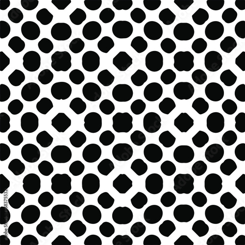  Vector geometric seamless pattern.Modern geometric background with abstract shapes.Monochromatic Repeating Patterns.Endless abstract texture.black  ornament for design.