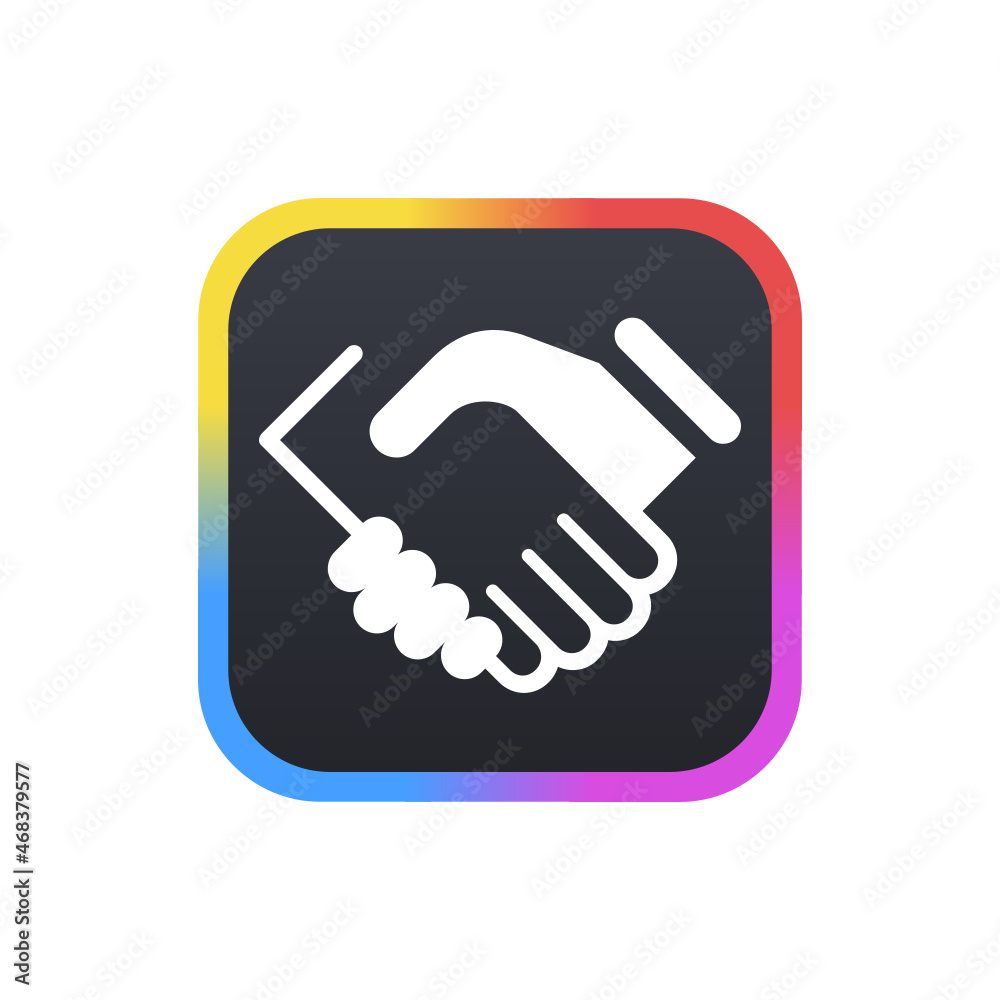 Hand Shake - Sticker Hand Shake - Sticker
