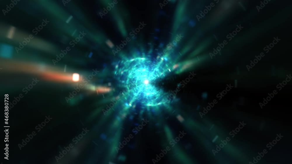Abstract background for traveling through turquoise energy wormhole. 4K 3D Seamless loop. Wormhole through time and space clouds. Infinite cyber technology background. Vortex spiral flows VJ Loop anim Abstract background for traveling through turquoise energy wormhole. 4K 3D Seamless loop. Wormhole through time and space clouds. Infinite cyber technology background. Vortex spiral flows VJ Loop anim