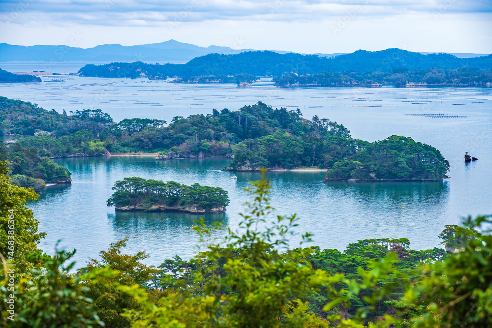 日本三景　松島　西行戻しの松公園から望む絶景