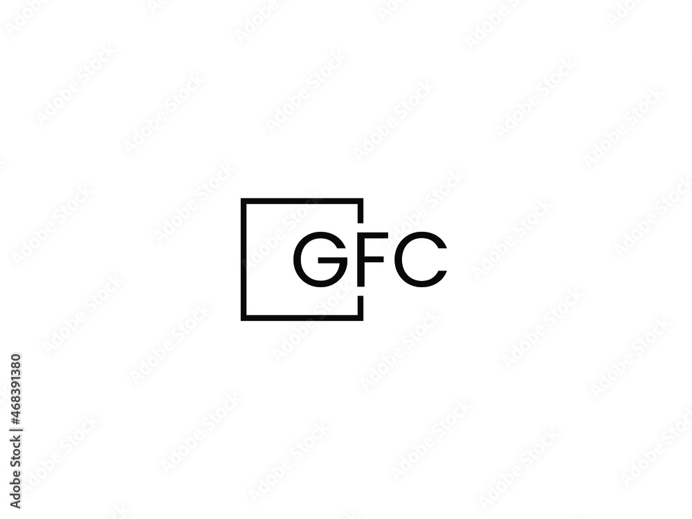 GFC Letter Initial Logo Design Vector Illustration GFC Letter Initial Logo Design Vector Illustration