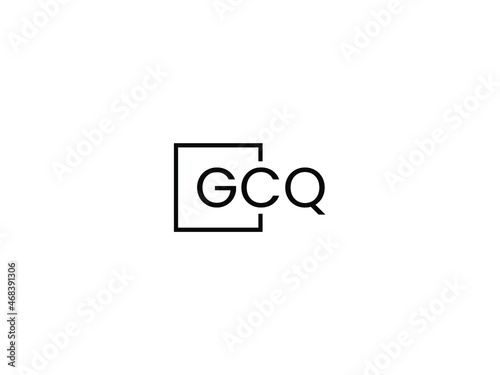 GCQ Letter Initial Logo Design Vector Illustration photo