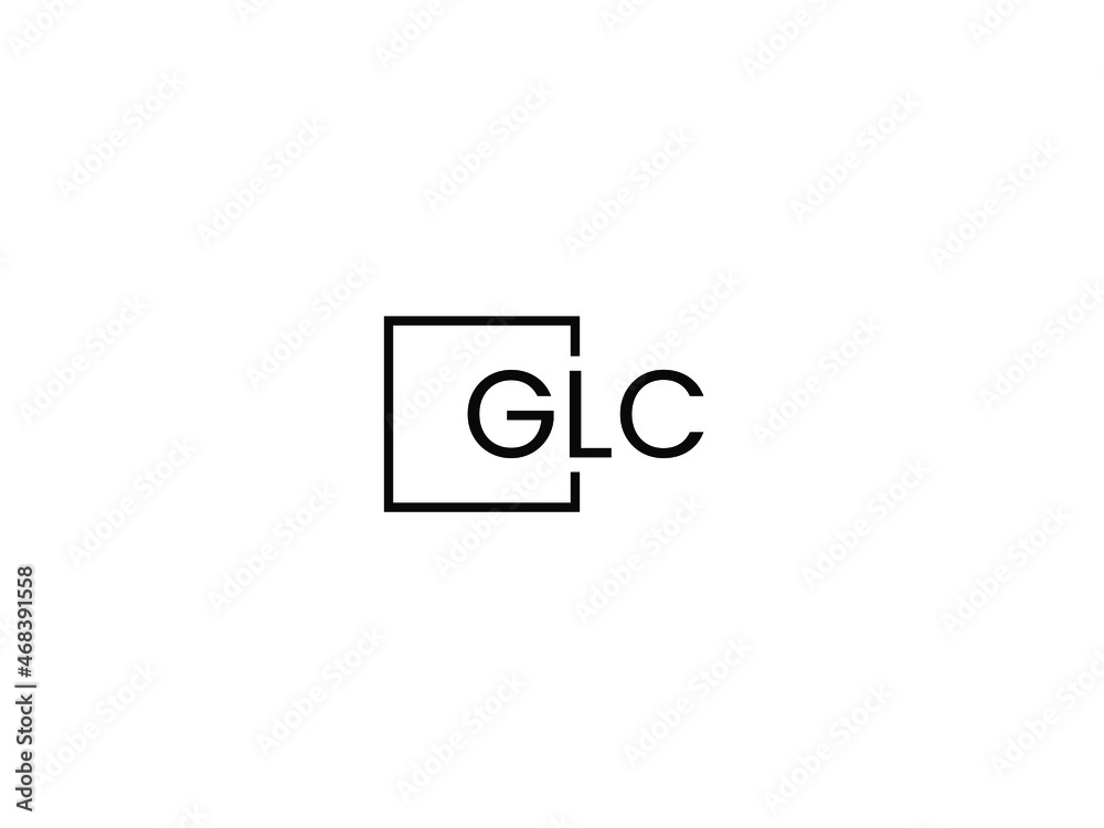 GLC Letter Initial Logo Design Vector Illustration