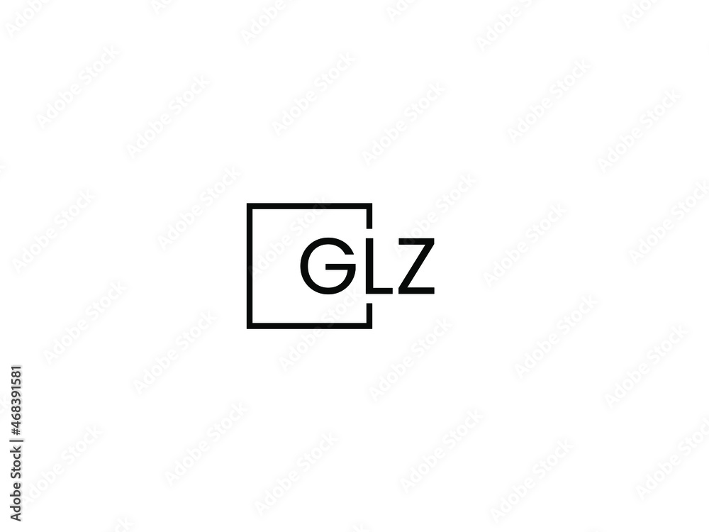 GLZ Letter Initial Logo Design Vector Illustration GLZ Letter Initial Logo Design Vector Illustration